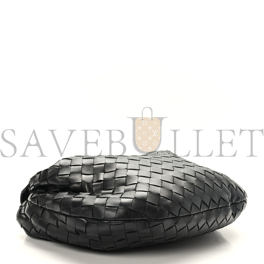 BOTTEGA VENETA NAPPA INTRECCIATO TEEN JODIE HOBO BLACK (36*21*6cm)